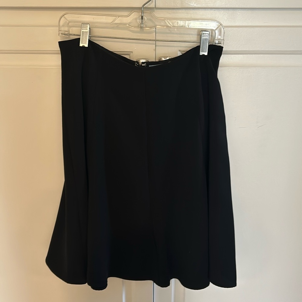 CeCe midi black a-line skirt size 8
